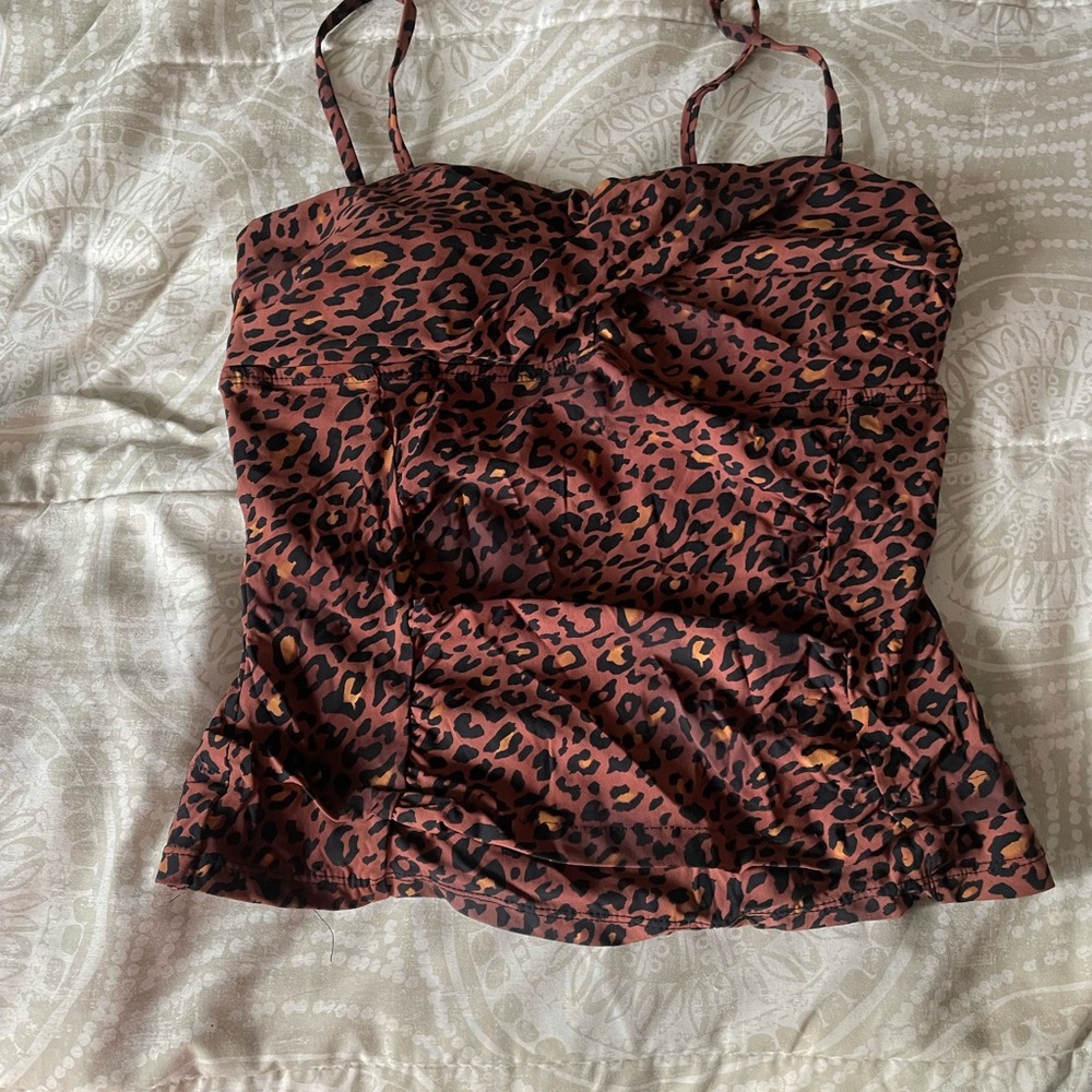 Leopard Print Women's Top